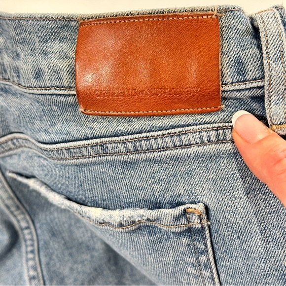 Citizens of Humanity designer jeans Emerson straight leg distressed 32 - Picture 5 of 16